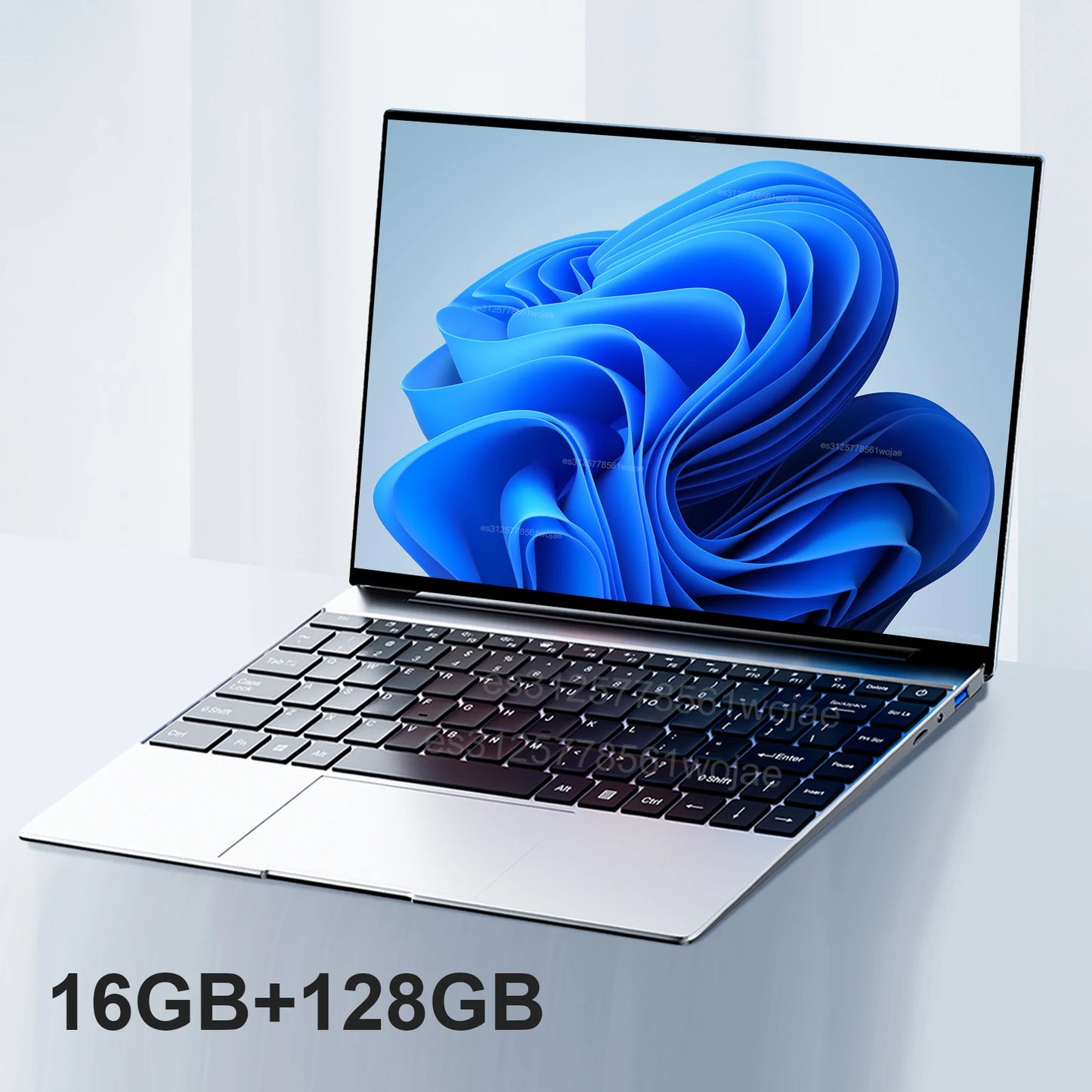 14.1"Ultra Slim Laptop 16GB RAM 2TB SSD Intel N3700 Notebook Gamer 1920*1080 Display Office Study Computer PC Windows 11 Pro.