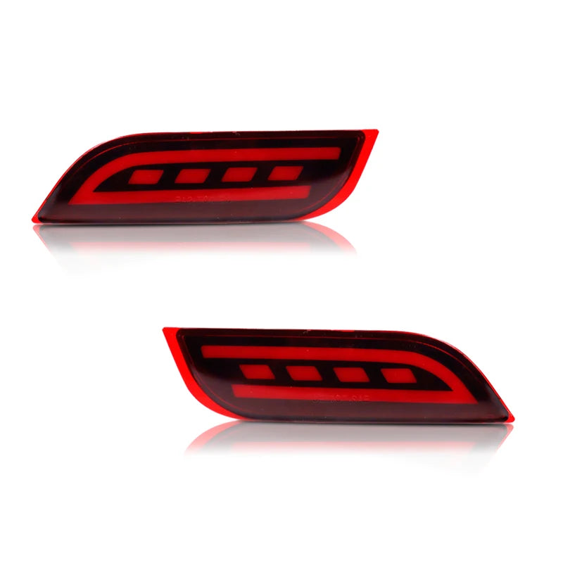 2pcs For Subaru Impreza WRX or WRX STi XV Crosstrek LED Bumper Reflector Lights,Tail/Brake Rear Fog Lamps and Turn Signal Light