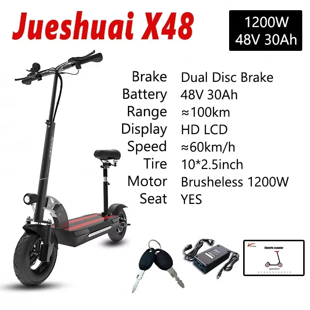 [8 models]10/11 Inch 48V-72V 1000W-6000W Electric Scooter 50-85km/h Fast E Scooter Off Road Electric Kick Scooter Foldable Adult