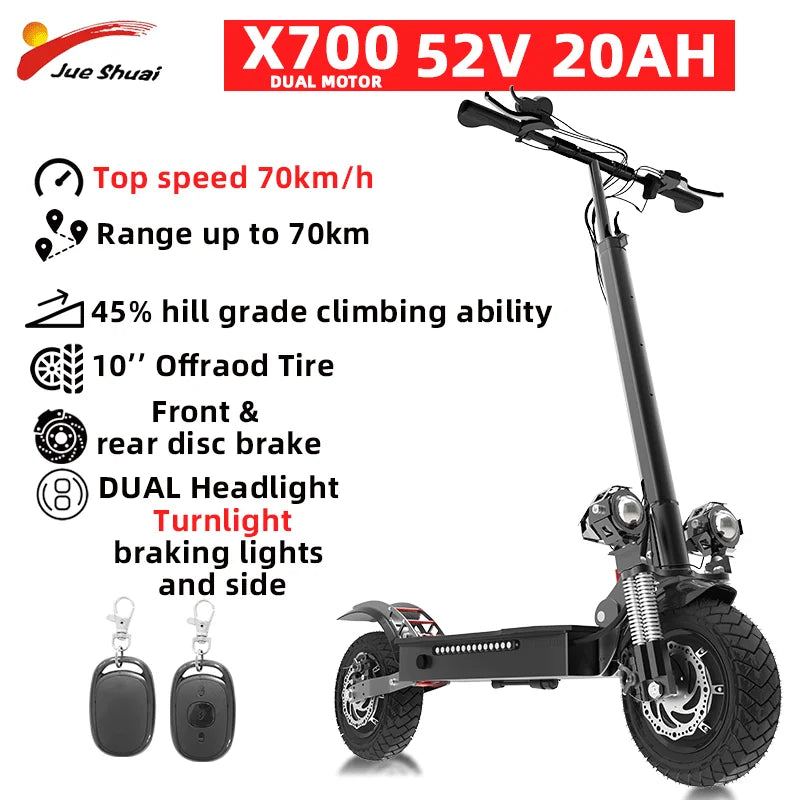 [8 models]10/11 Inch 48V-72V 1000W-6000W Electric Scooter 50-85km/h Fast E Scooter Off Road Electric Kick Scooter Foldable Adult