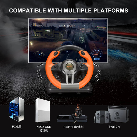 PXN V3 Pro Gaming Steering Wheel Volante PC Racing Wheel for PC Window 7/8/10/11/PS3/PS4 /Switch/XBOX One/Xbox Series X/S