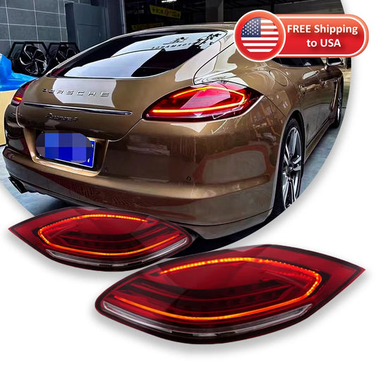 TYPY Car Lights For Porsche Panamera Taillight 970.1 2010-2013 LED Projetor Tail Lamp Daytime Running Light Auto Accessories.