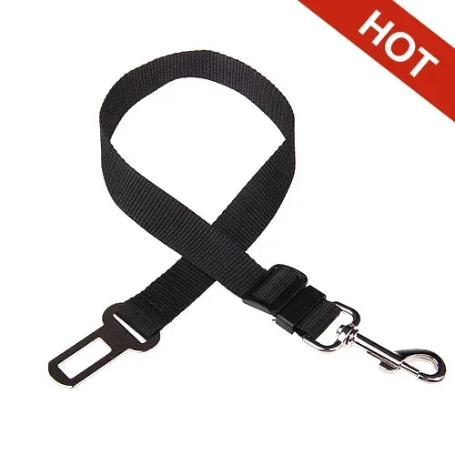 Adjustable Pet Cat Dog Car Seat  Belt Pet Seat Vehicle Dog Harness Lead Clip Safety Lever Traction Dog Collars Dog Accessoires.