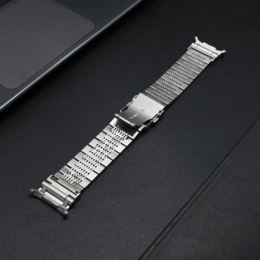 Stainless Steel Luxury Band for Samsung Galaxy Watch Ultra 47mm Bracelet No Gap Correa for SAMSUNG GALAXY galaxy ultra Men Strap.