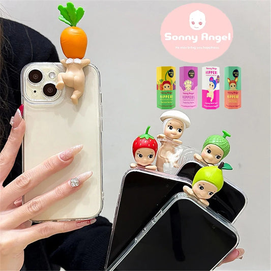 Dreaming Sonny Angel Box Phone Case for iPhone 16 15 14 13 12 11 Pro Max XR XS X 7 8 Plus SE 2020 Fruit Animal Silicone Cover