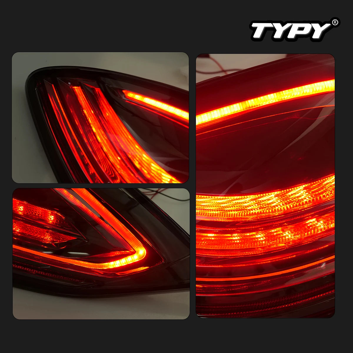 TYPY Car Lights For Porsche Panamera Taillight 970.1 2010-2013 LED Projetor Tail Lamp Daytime Running Light Auto Accessories.