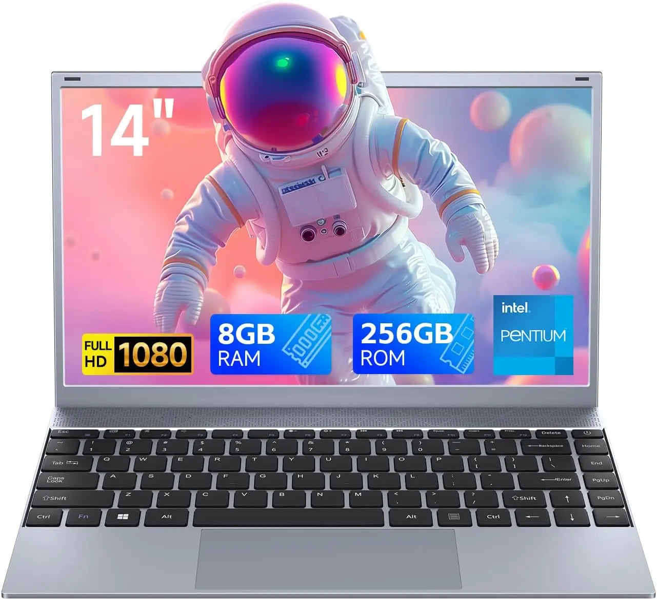 14 Inch Laptop J3710 8GB RAM 256GB SSD Windows 11  For Students And Business.