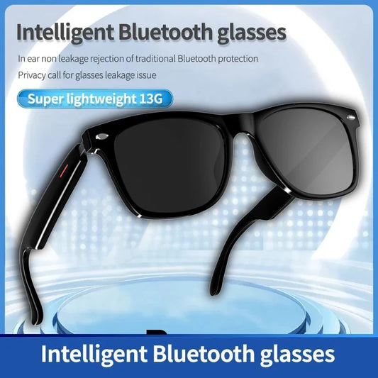 E13 06 Smart Glasses Bluetooth 5.0 Bluetooth Call Voice Assistant Touch Control Anti-blue Light Bluetooth Glasses Gift