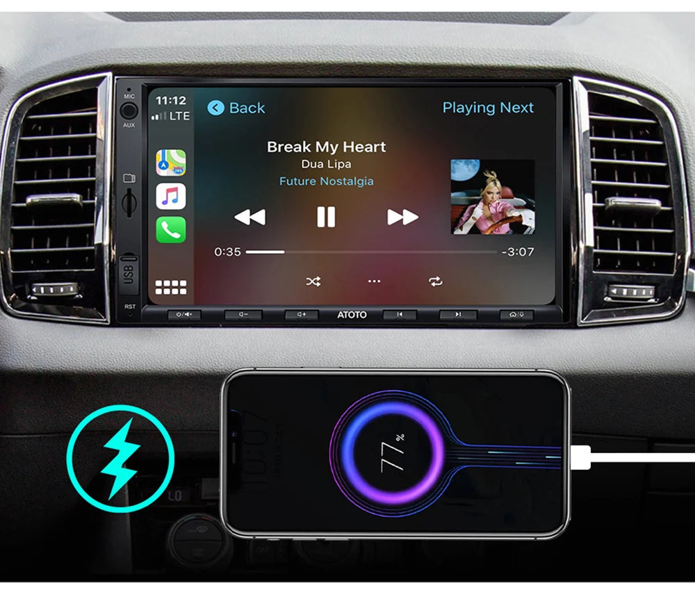 ATOTO F7 WE 7 inches Car Radios 2din Multimedia Player Head Unit 2 Din Car Stereos Wireless CarPlay Android Aoto Screen Display